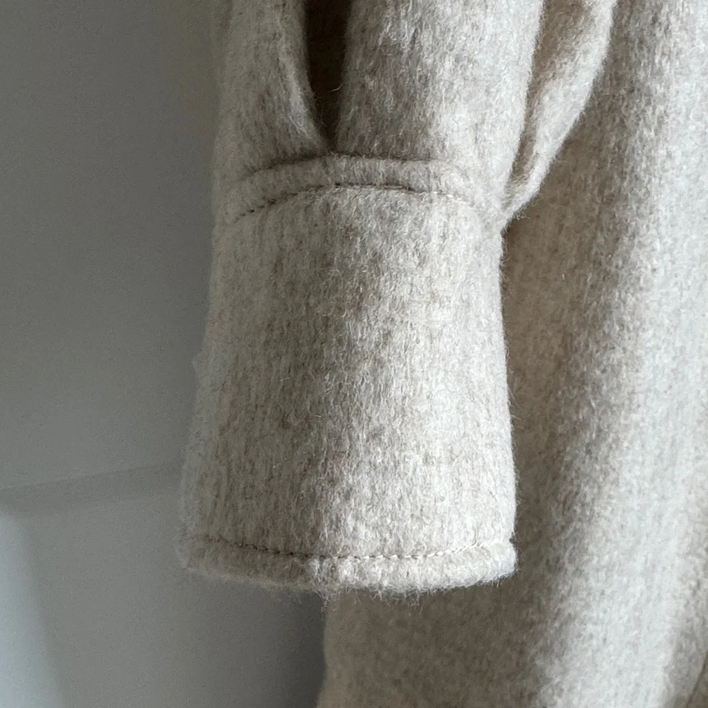 H&M Cream Wool Coat - Picture 7 of 12